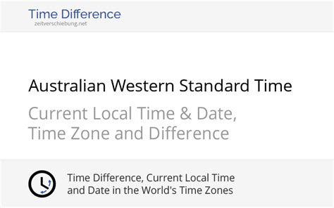 awst timezone|current western standard time.